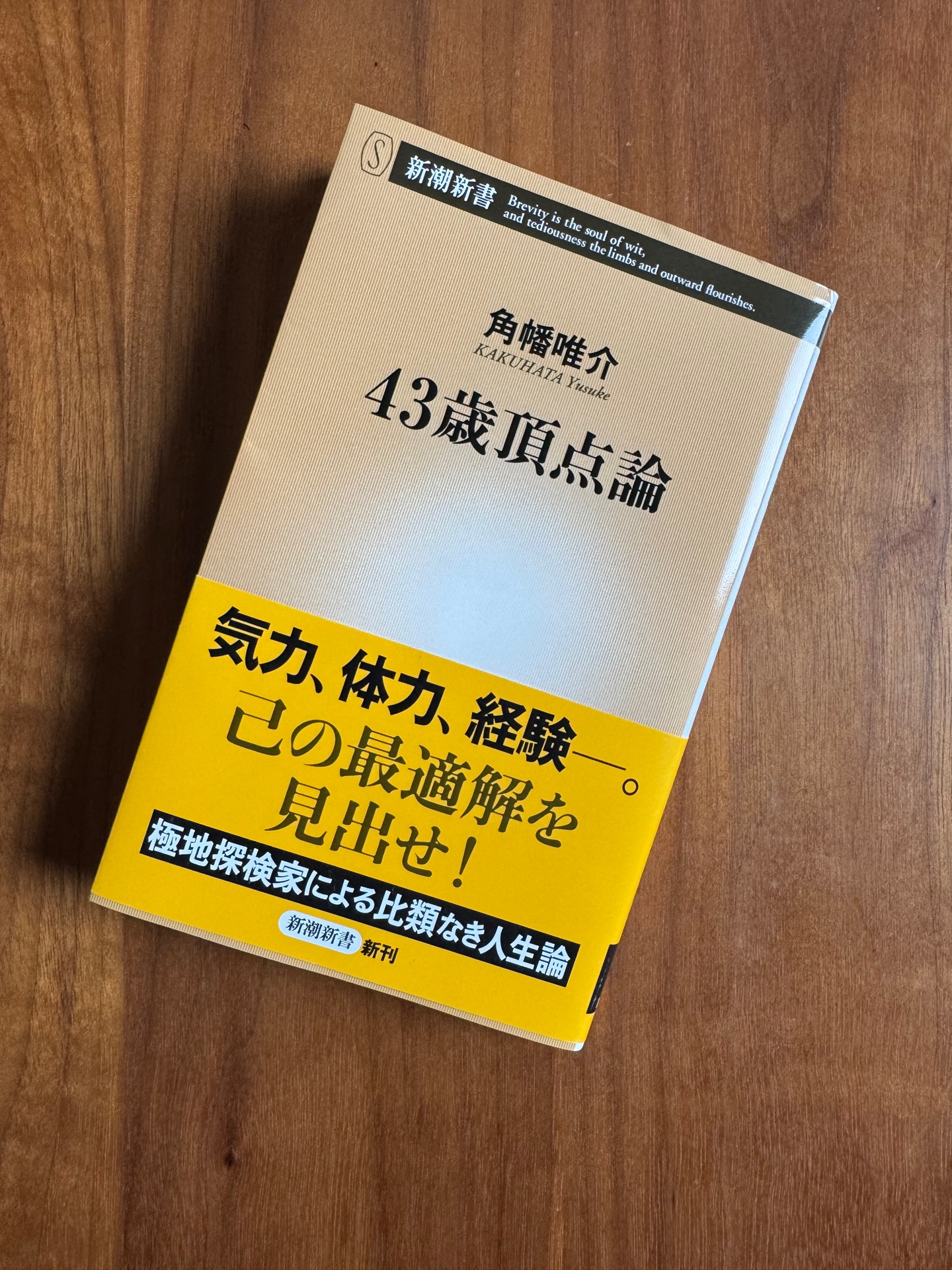 43歳頂点論