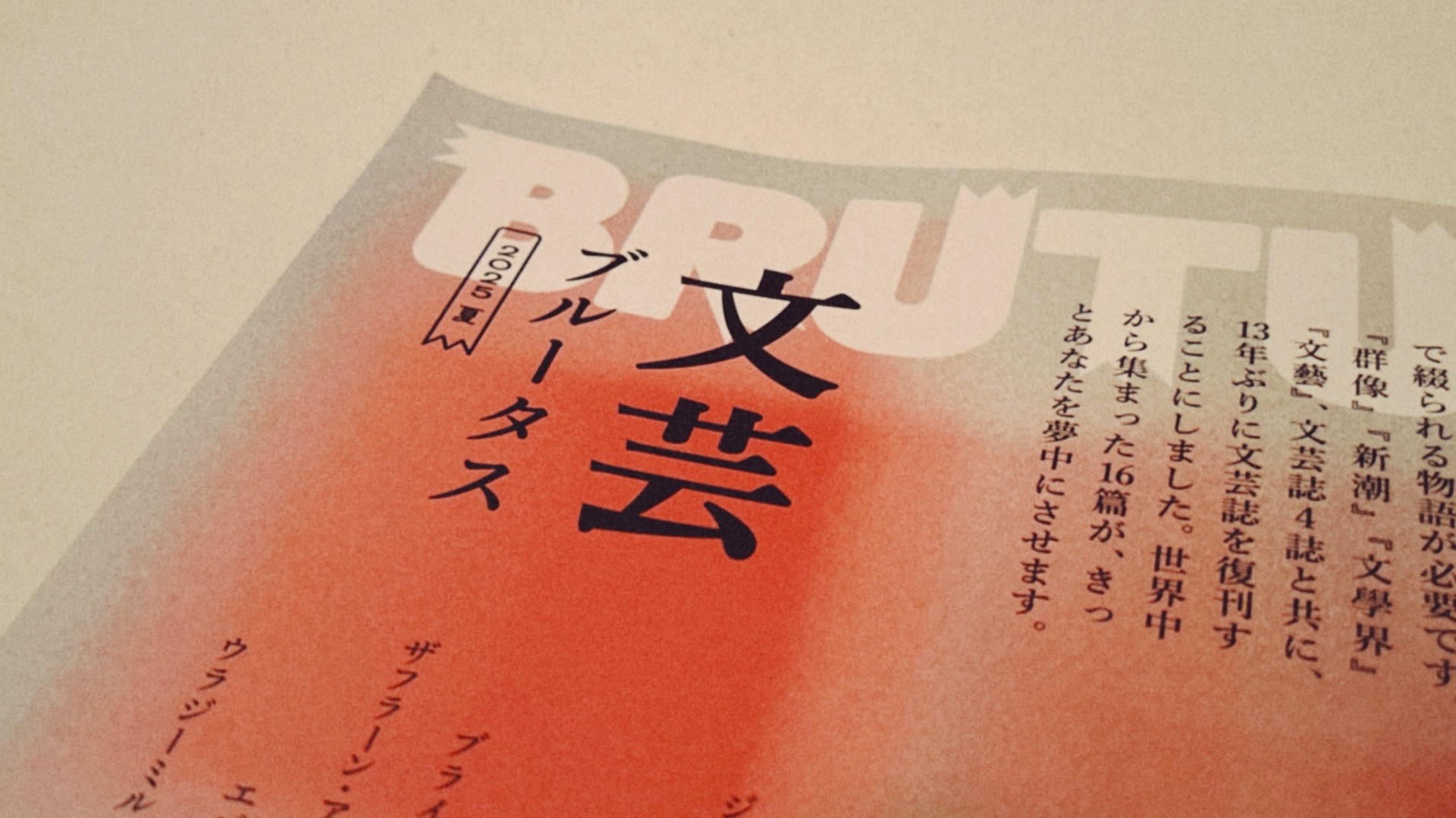 BRUTUS (ブルータス) 2025年 8/15号