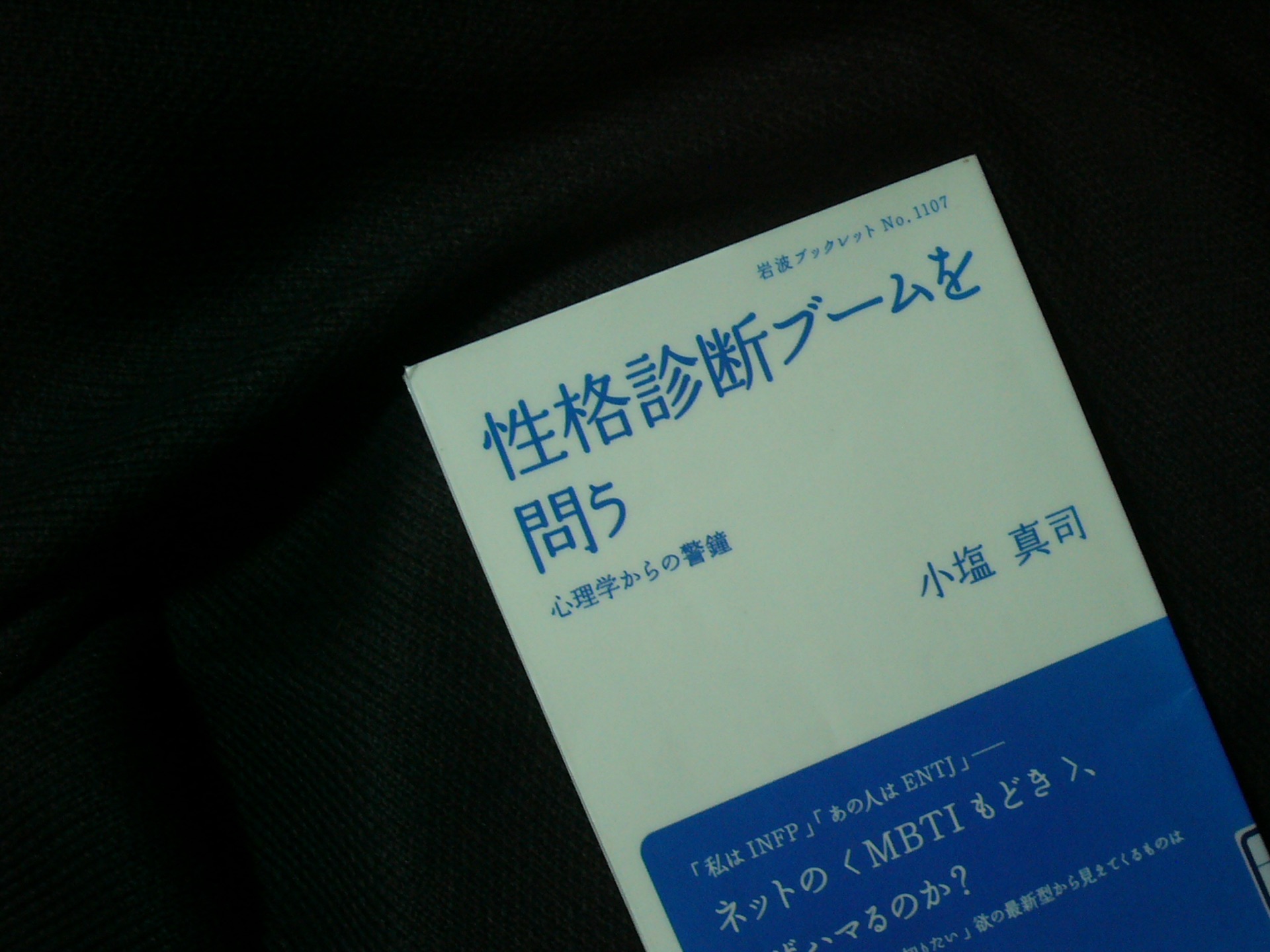 性格診断ブームを問う