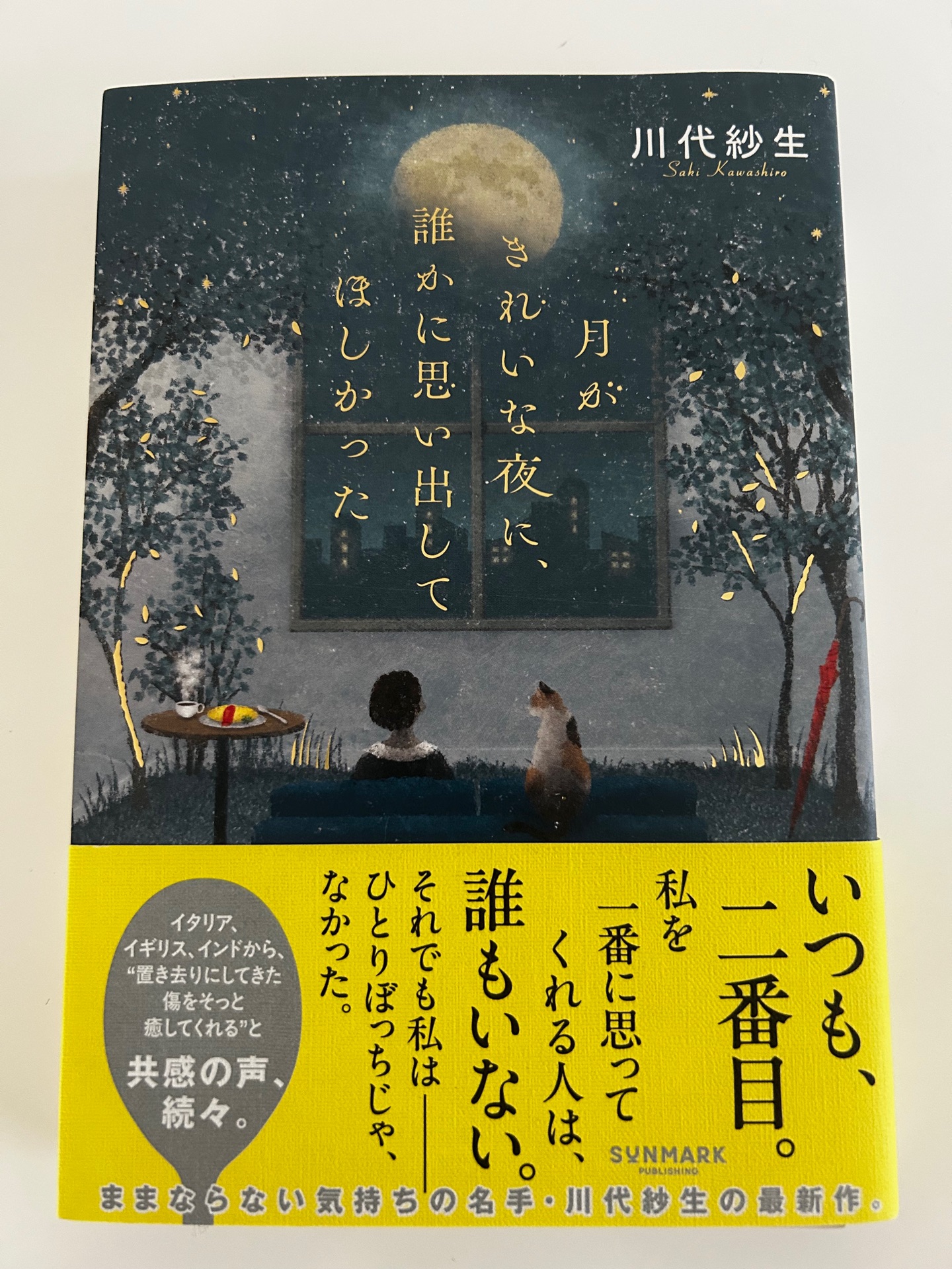 月がきれいな夜に、誰かに思い出してほしかった