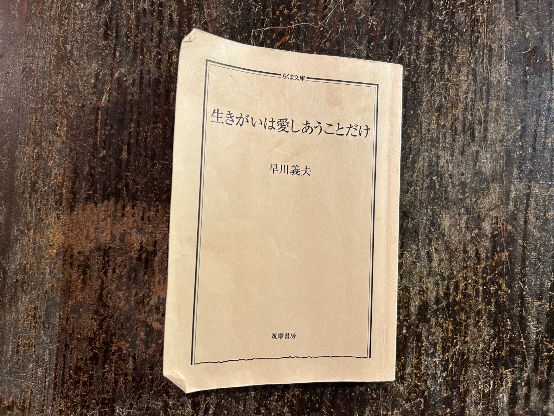 生きがいは愛しあうことだけ