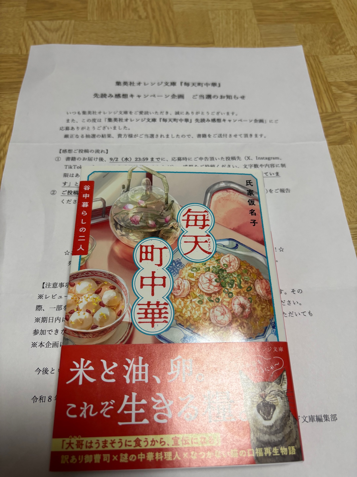 毎天町中華 谷中暮らしの二人