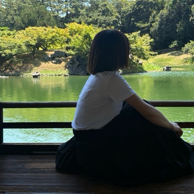 海辺で読書