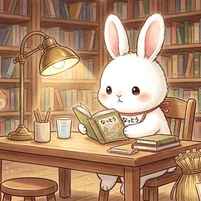 なっとうだいすきうさぎ